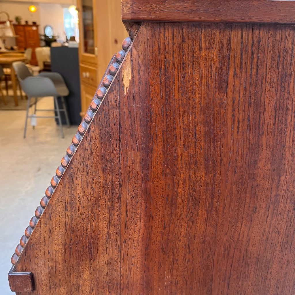 アンティーク ライティングビューロー 木製ライティングチェスト