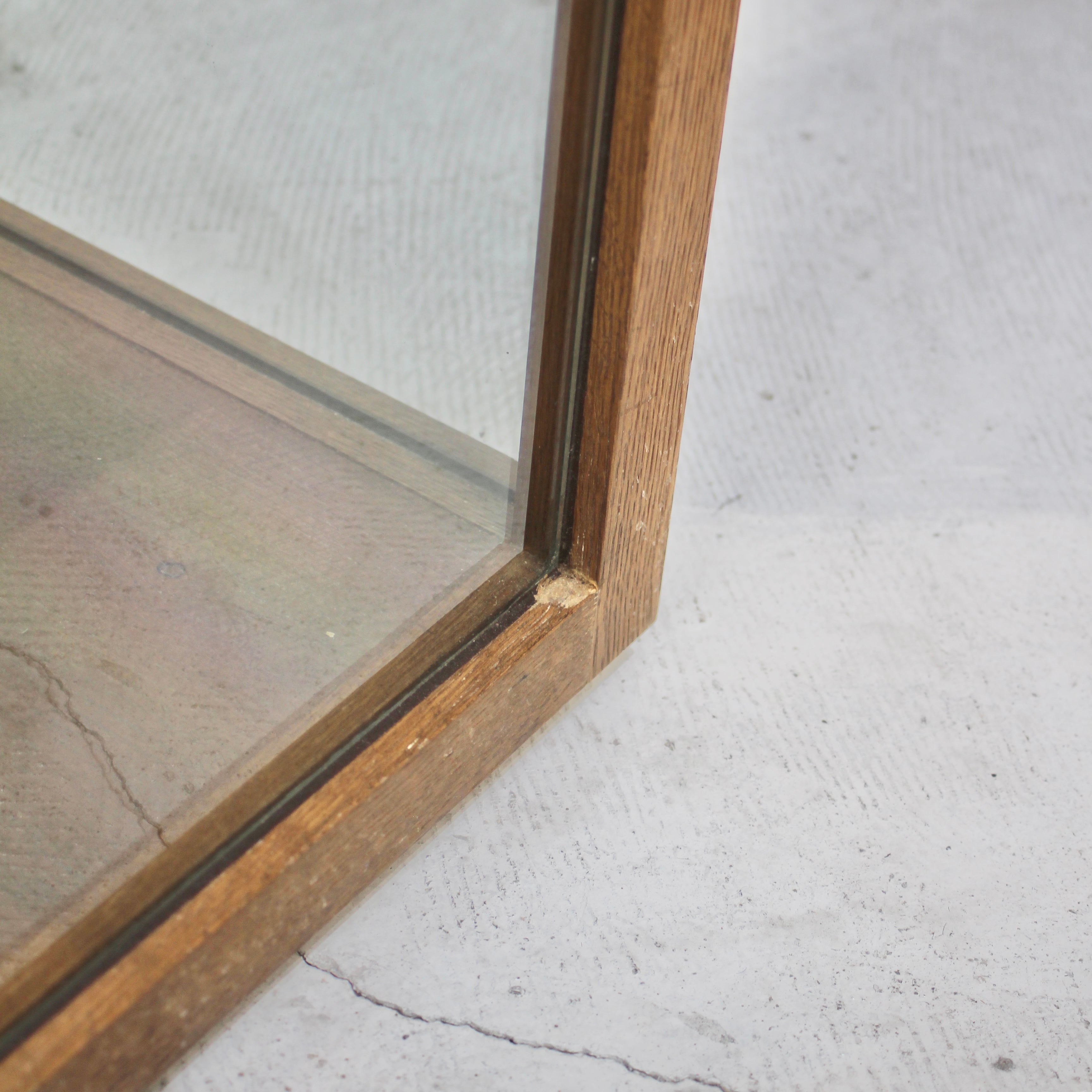 木製フレーム オープンガラスショーケース