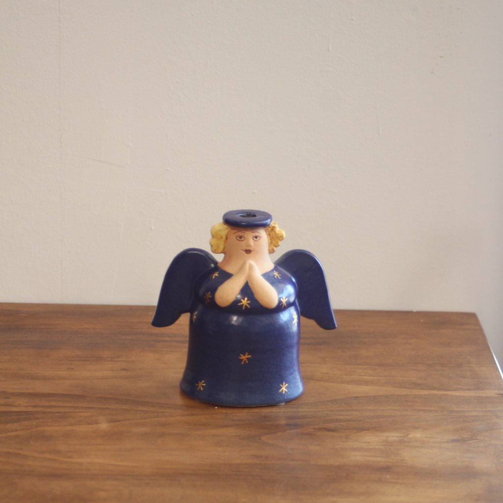 リサラーソン / Lisa Larson 「天使」キャンドルホルダー - Restyle