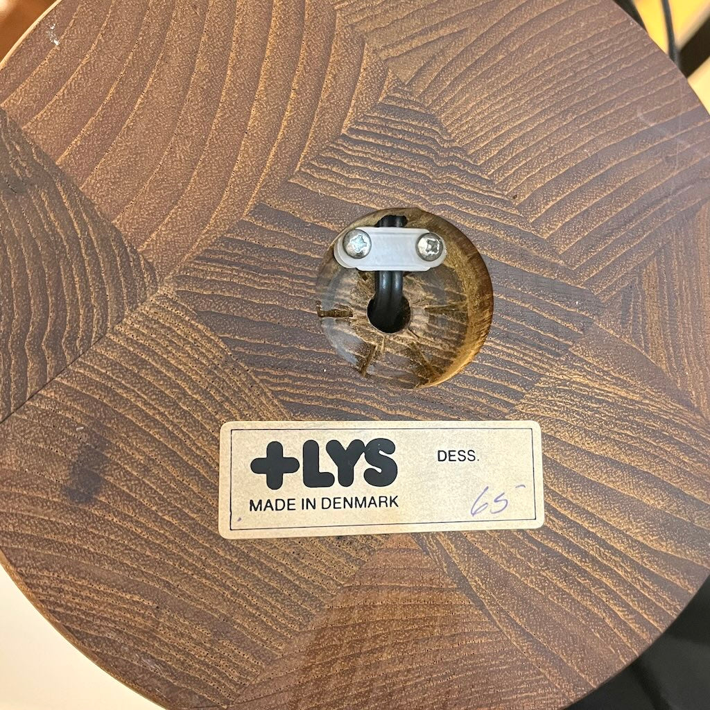 ＋LYS チーク材 テーブルランプ 照明 ヴィンテージ