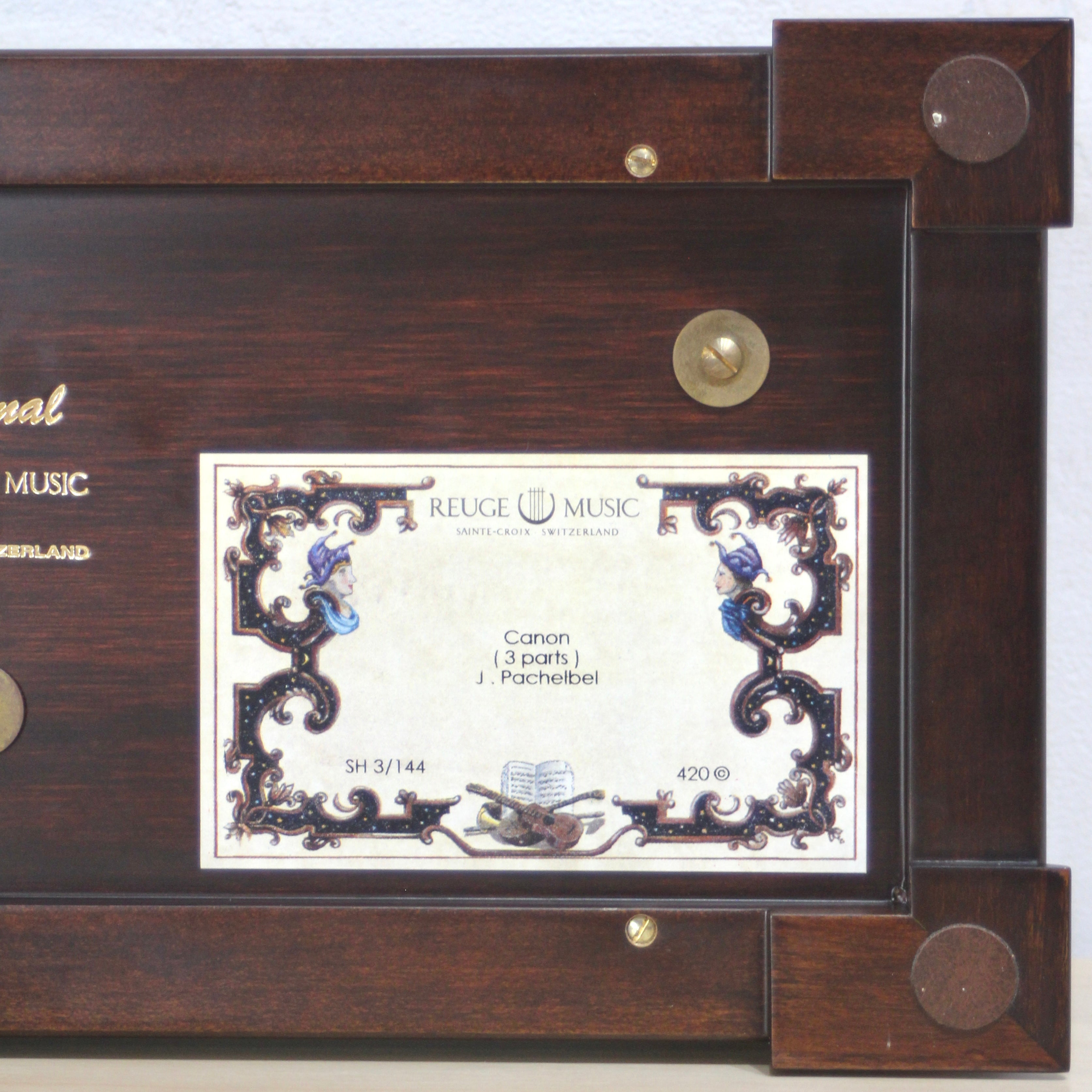 リュージュ / REUGE オルゴール 144弁 SH3/144 Canon