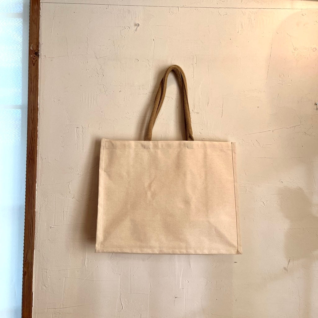 柚木沙弥郎 型染め バッグ 【大】トラ猫の親子 かばん 未使用 - Restyle