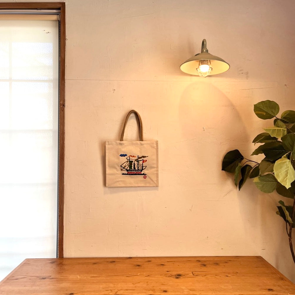 柚木沙弥郎 トートバッグ 【中】船 かばん 未使用 - Restyle