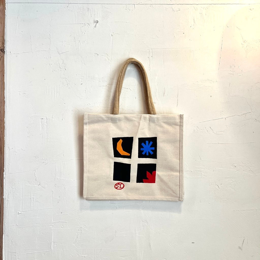 柚木沙弥郎 トートバッグ 【中】 月と星 かばん 未使用 - Restyle