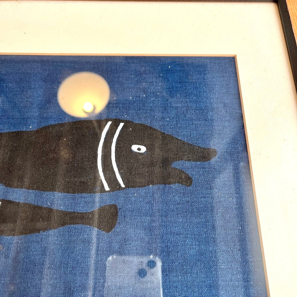 開幕レビュー「生誕100年 真作 柚木沙弥郎 染絵 型染絵 猫