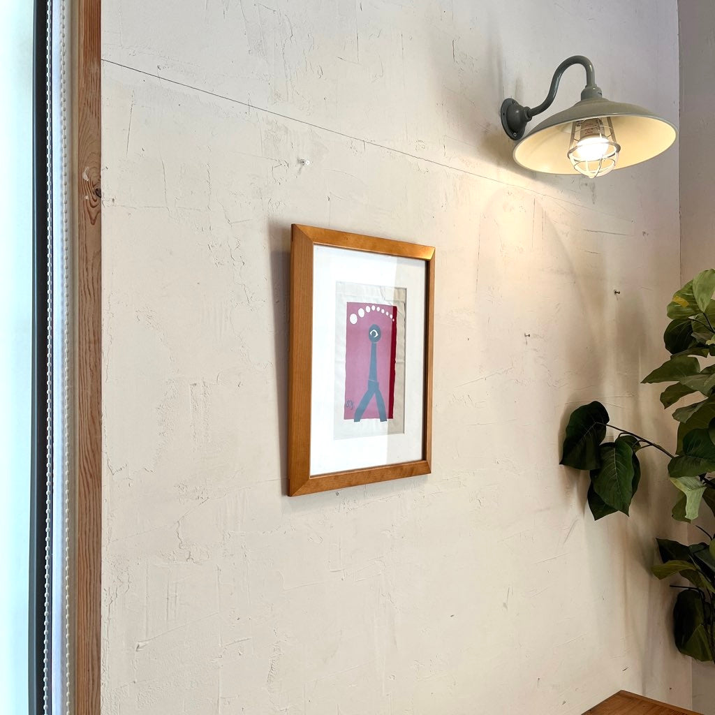 柚木沙弥郎 型染め絵 人 HUMAN AceHotel京都 額入りトートバッグ