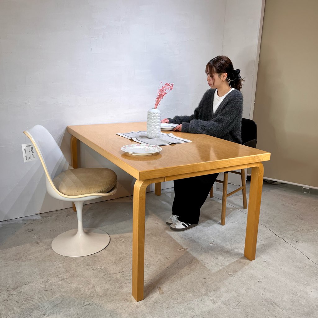 【送料込】artek アルテック アアルト ダイニングテーブル 82B アルテック / Artek テーブル 82B アルヴァ・アアルト 北欧 中古