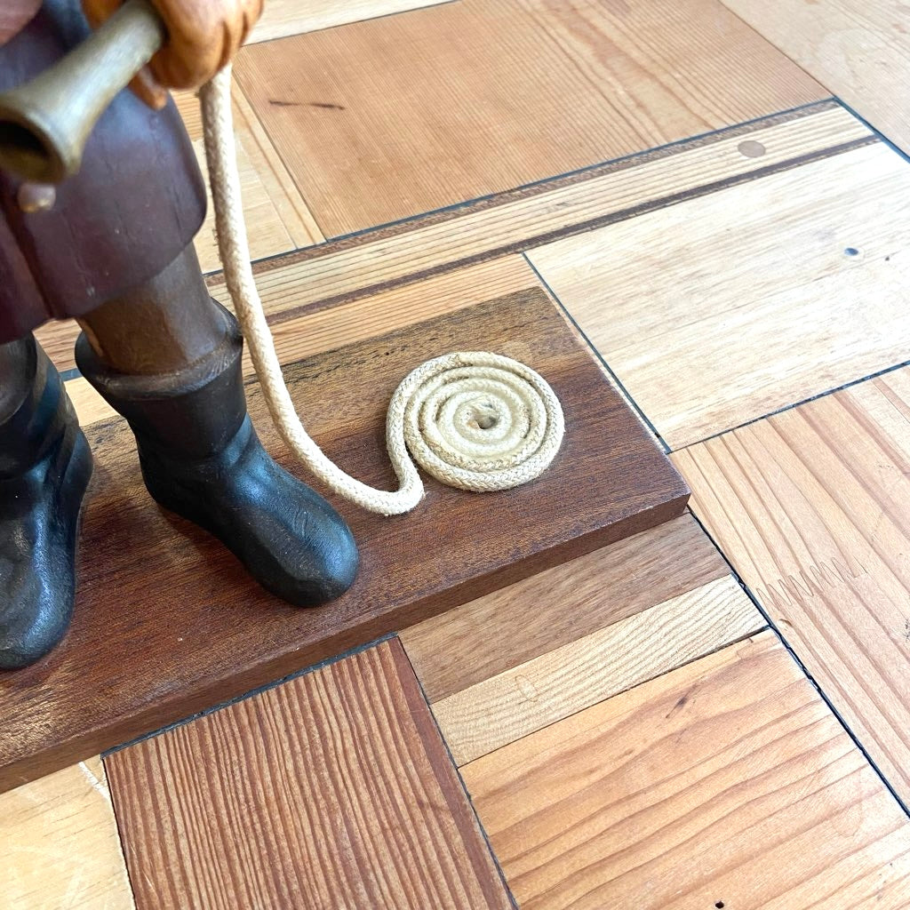 イタリア ロメール / ROMER 人形 消防士 木人形 ヴィンテージ