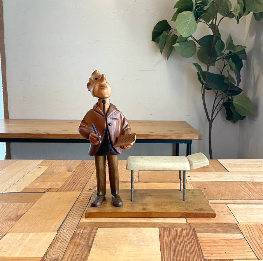 イタリア ロメール / ROMER 人形 診察室 木人形 ヴィンテージ