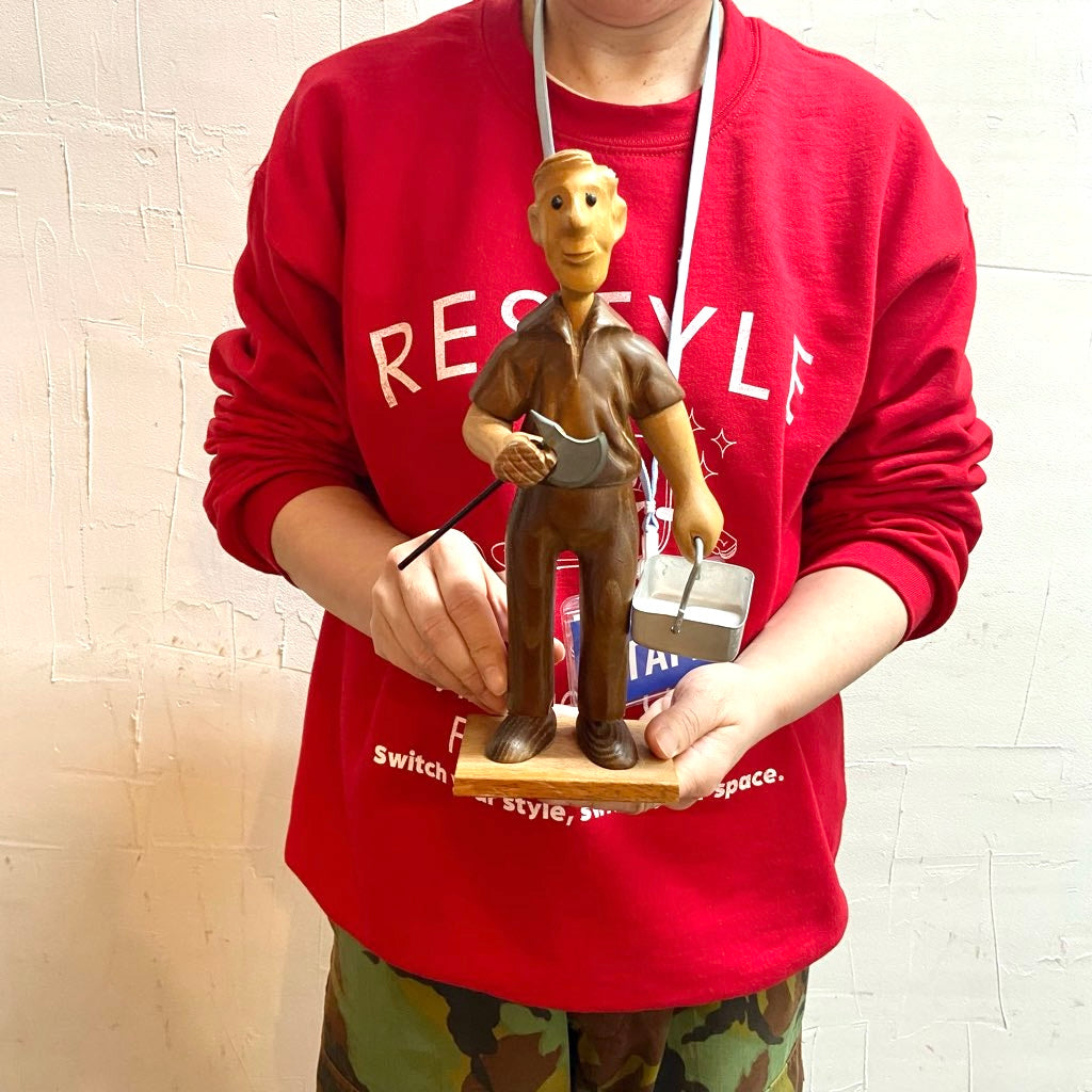 イタリア ロメール / ROMER 人形 作業をする人 木人形 ヴィンテージ