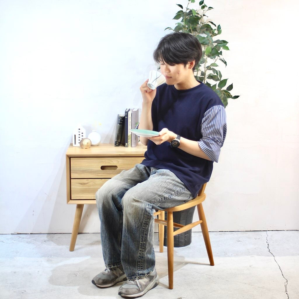 モモナチュラル / MOMO NATURAL MARE ROUND CHAIR ダイニングチェア