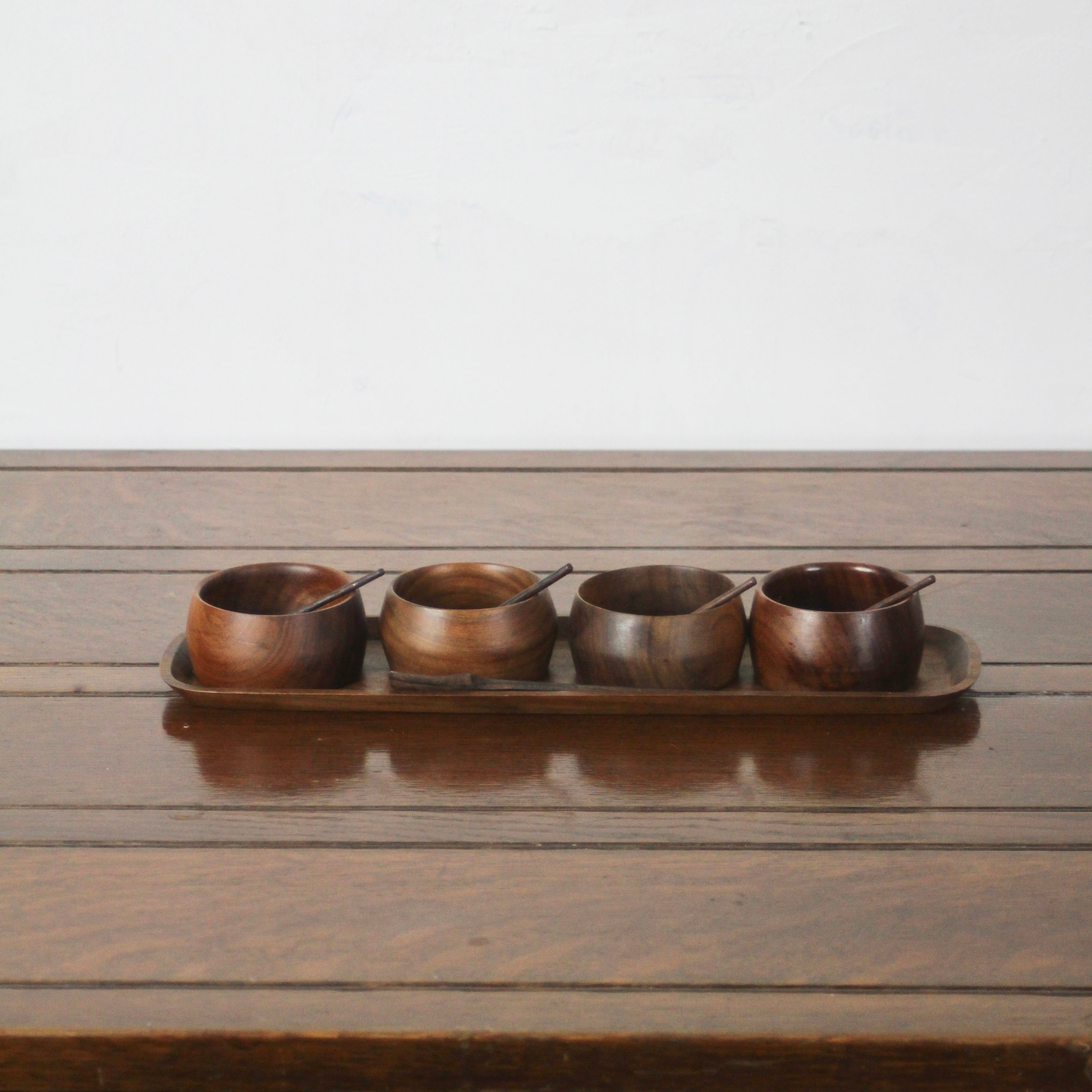 Ehrenreich / エーレンライク チーク材 ボウルとスプーンセット