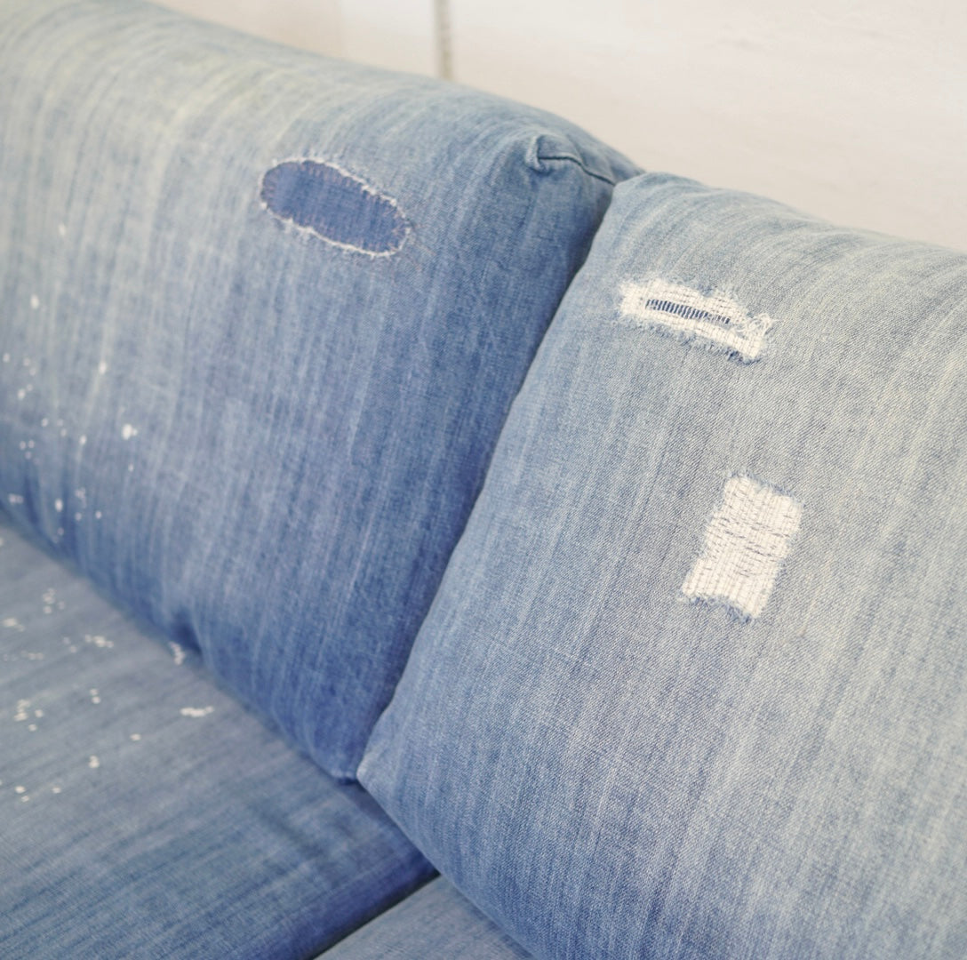 ジャーナルスタンダードファニチャー フランクリンソファ ダメージデニム