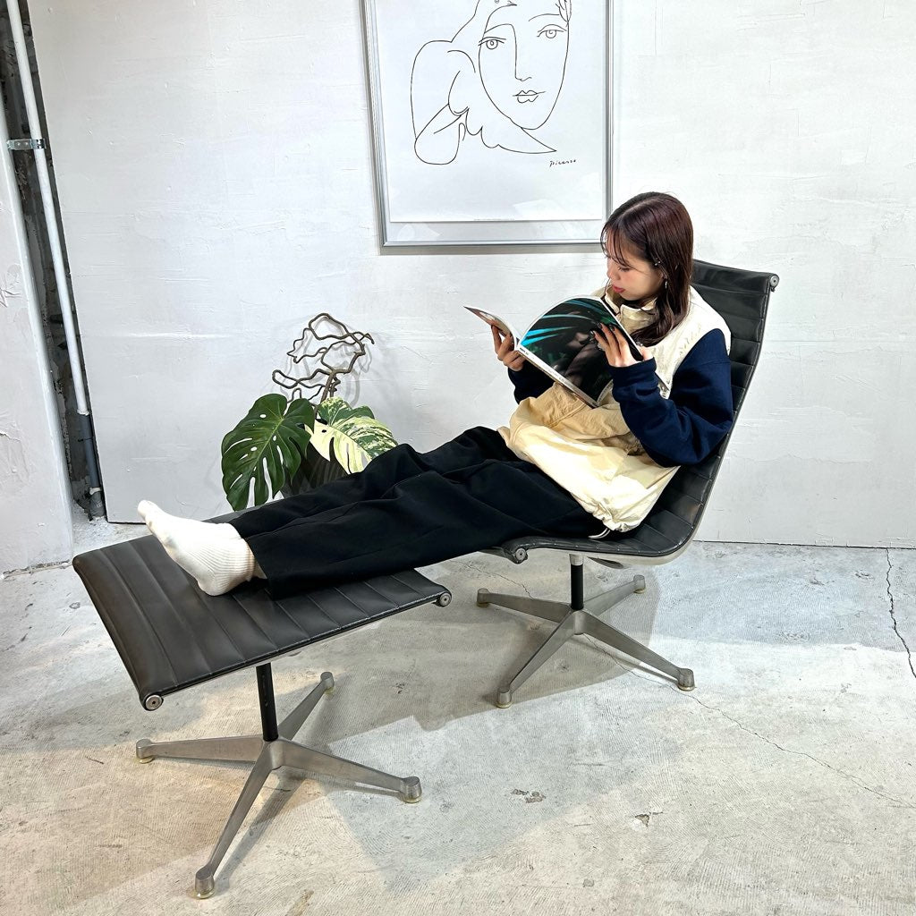 ハーマンミラー / Herman Miller アルミナムグループ オットマン 4スターベース ヴィンテージ