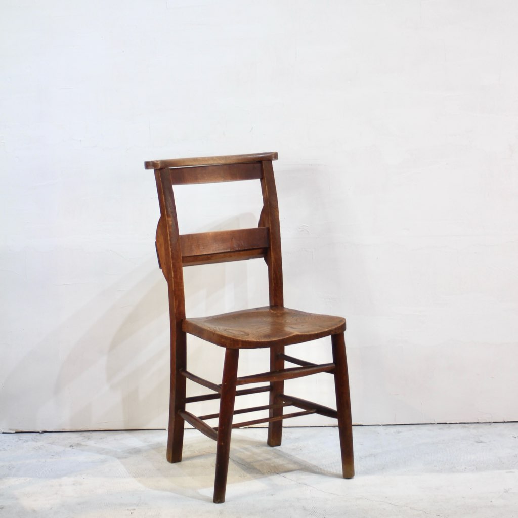 アンティーク チャーチチェア 【1】教会の椅子