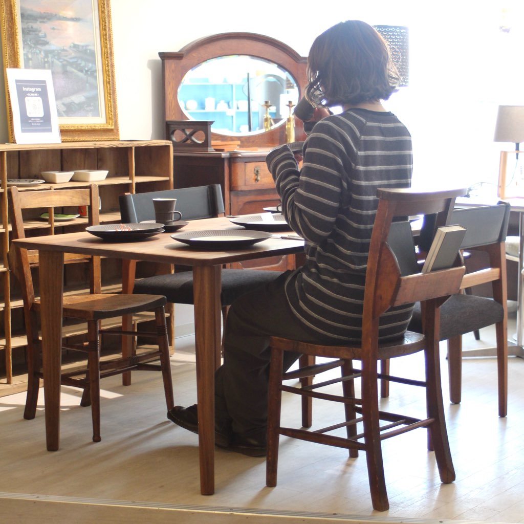 アンティーク チャーチチェア 【1】教会の椅子