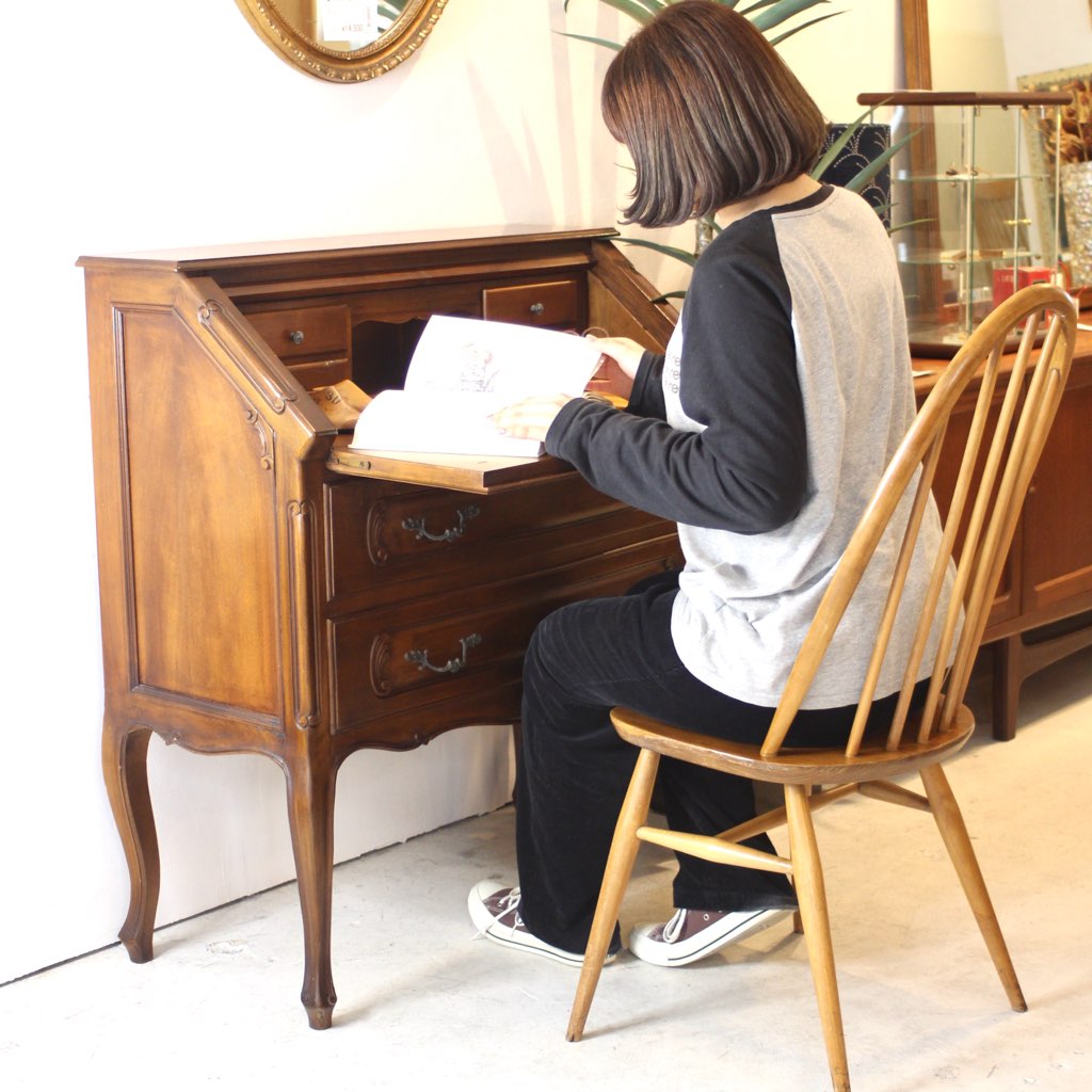 アーコール / ERCOL クエーカーチェア ハイバック ダイニングチェア