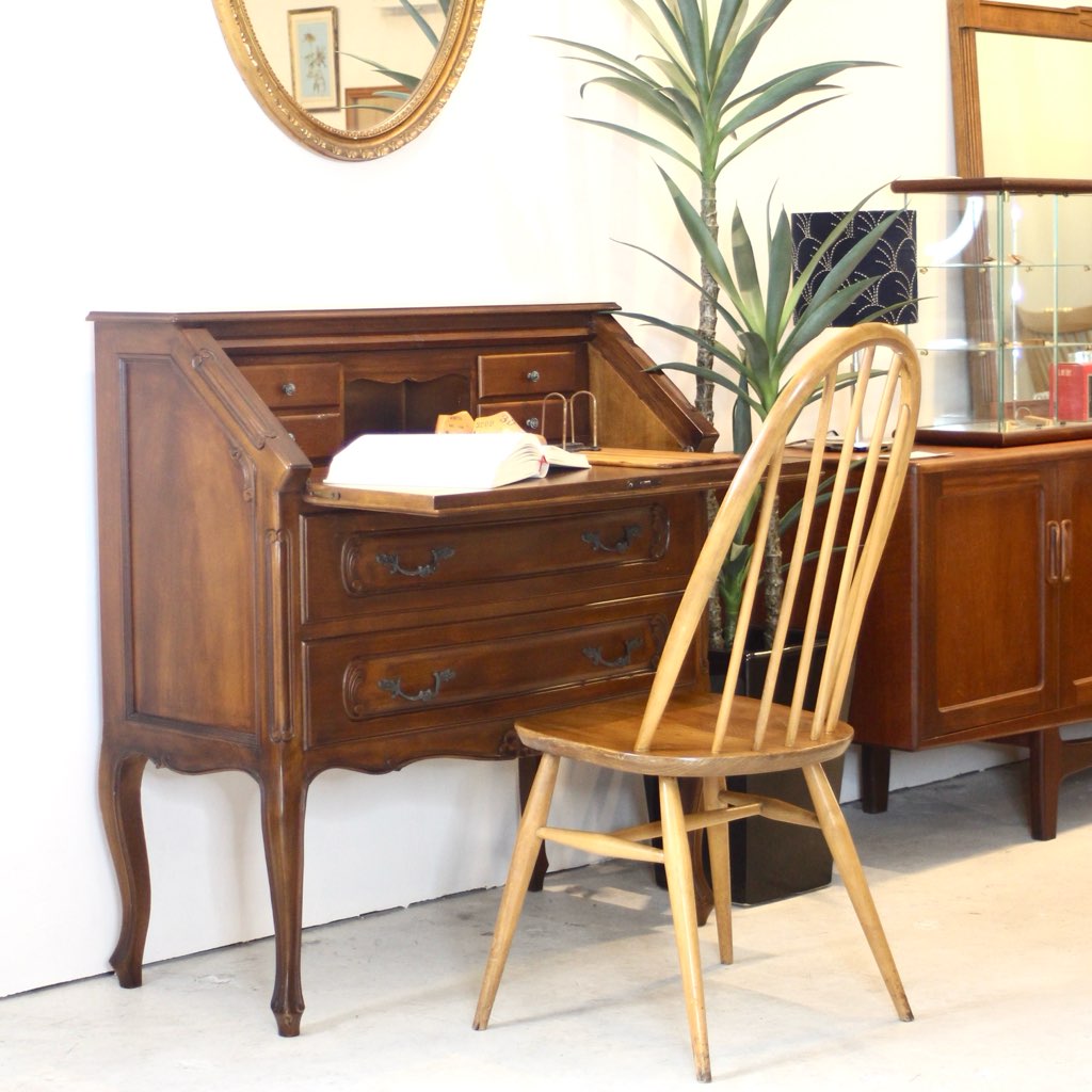 アーコール / ERCOL クエーカーチェア ハイバック ダイニングチェア
