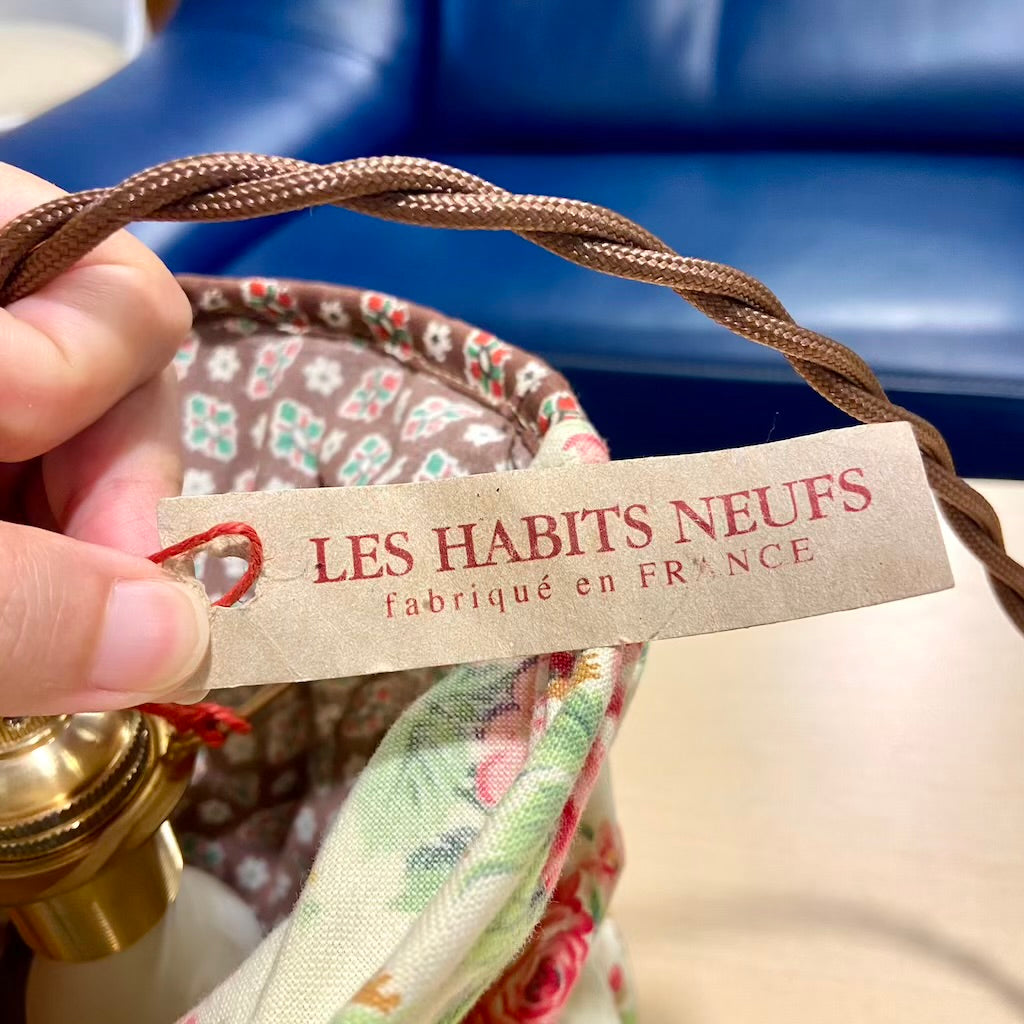 レザビヌフ  / LES HABITS NEUFS パッチワーク ランプシェード フランス