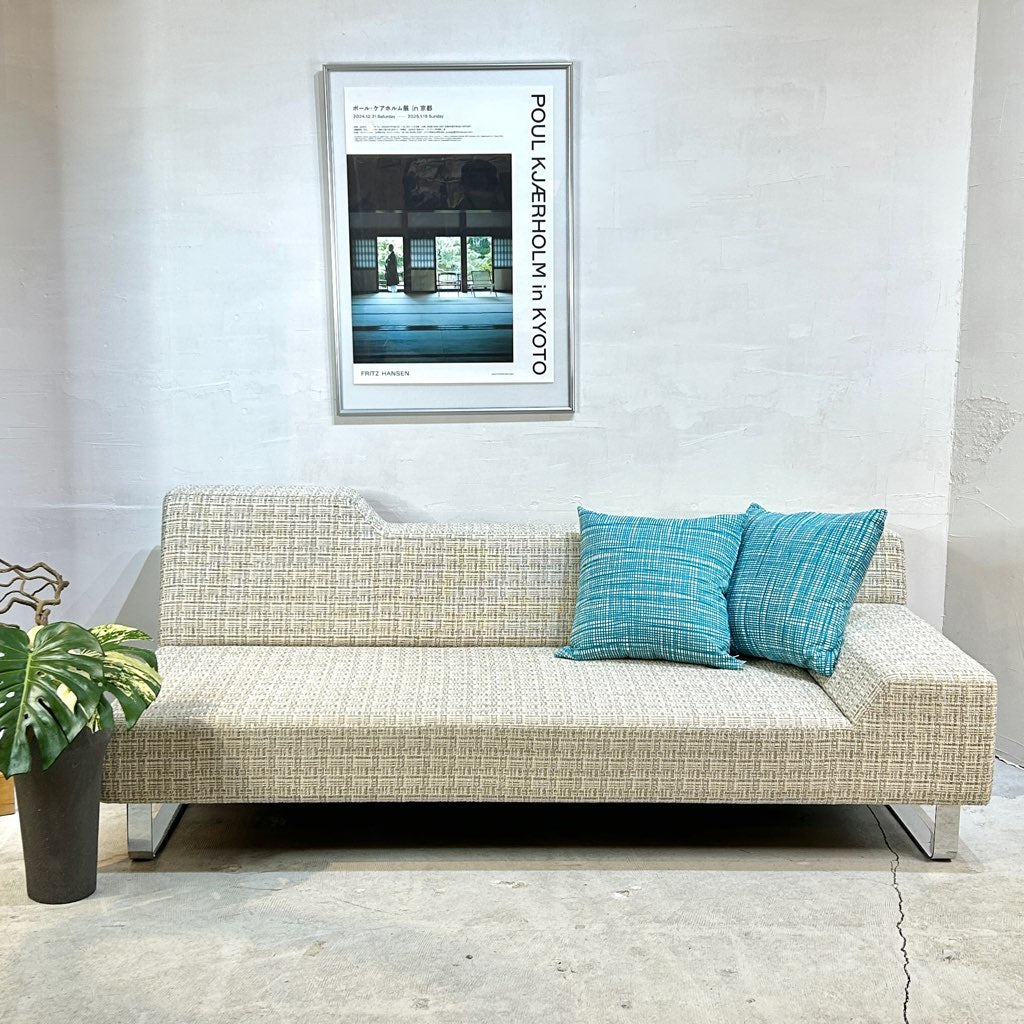 FLANNEL SOFA　SIESTA 2.5人掛け　色：Jade Green フランネルソファ / FLANNEL SOFA シエスタ / SIESTA 2.5Pソファ 国産