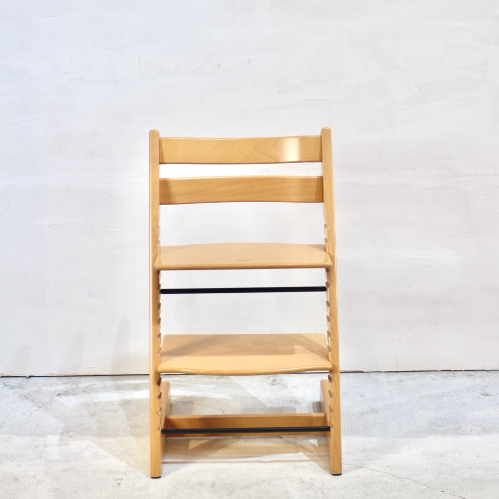 ストッケ / stokke トリップトラップ / Tripp Trapp チェア ナチュラル ガード付き ピンクカバー