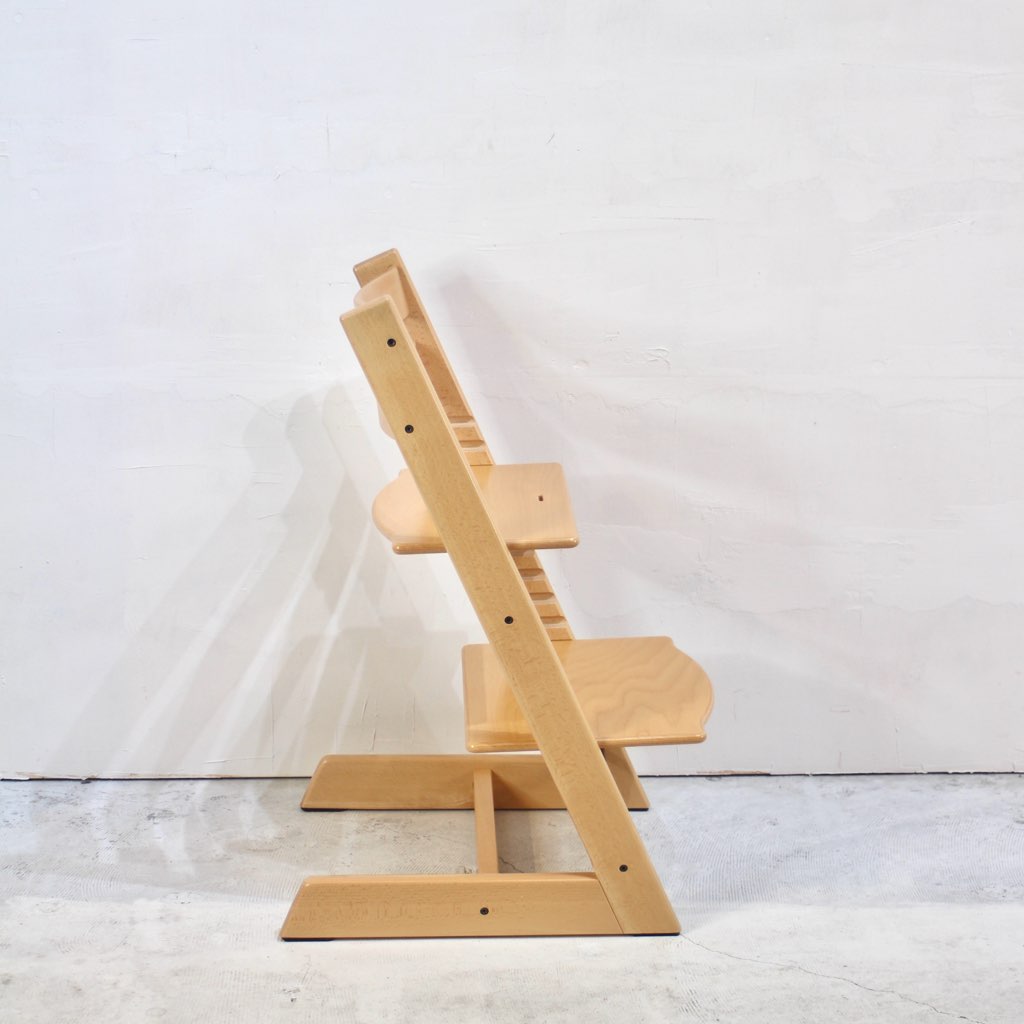 ストッケ / stokke トリップトラップ / Tripp Trapp チェア ナチュラル ガード付き 星柄カバー