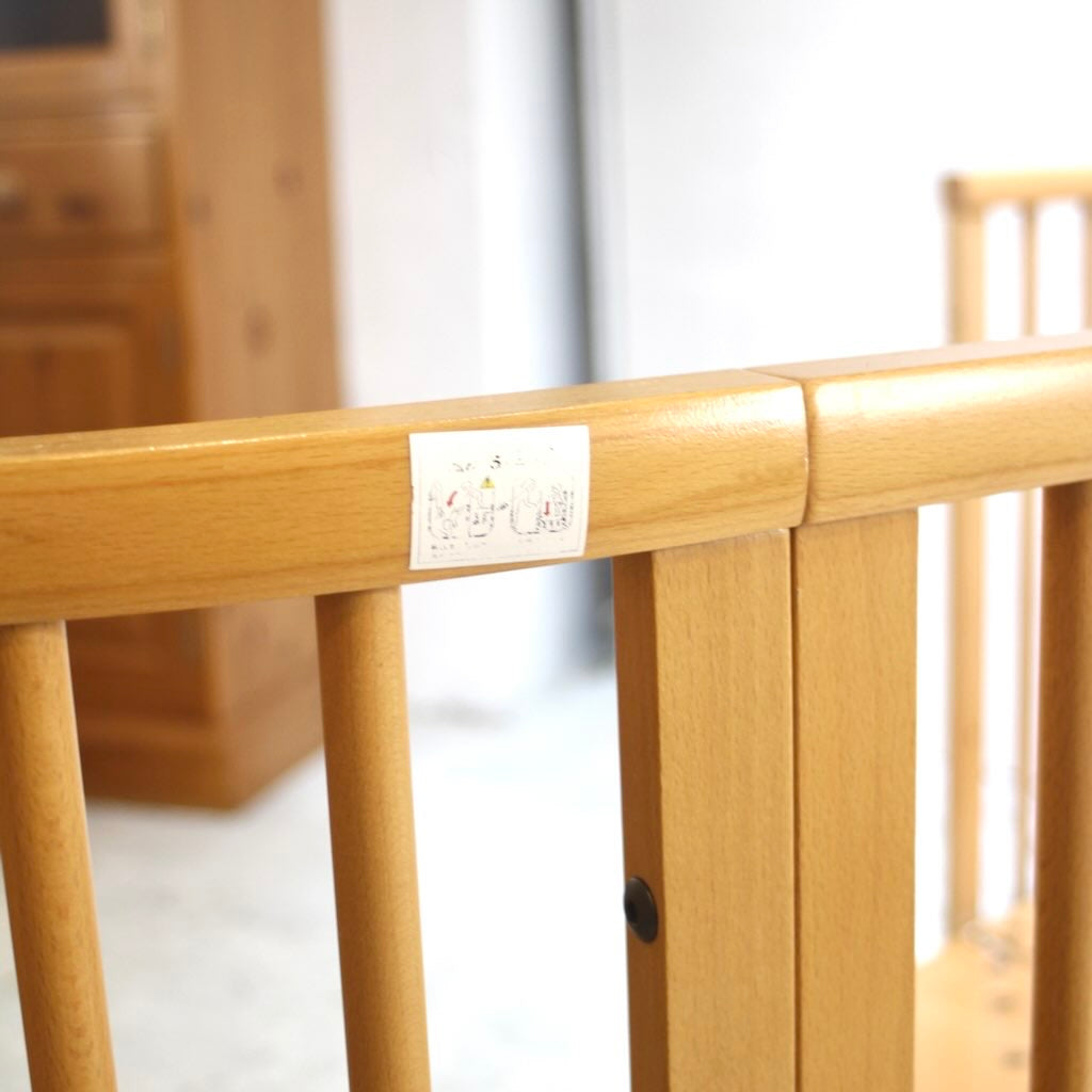 ストッケ / Stokke  スリーピーベビーベッド ナチュラル ドレープ・ジュニアベッドキット付き
