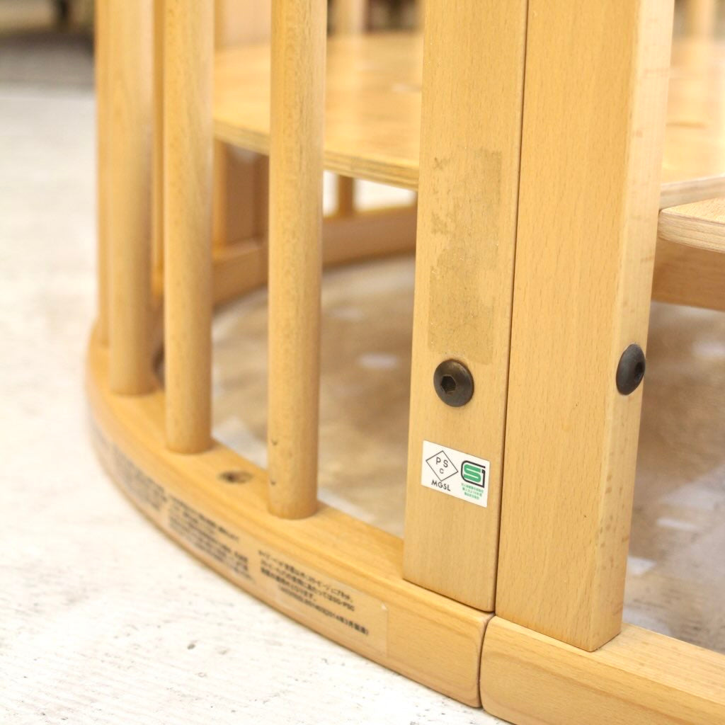 ストッケ / Stokke  スリーピーベビーベッド ナチュラル ドレープ・ジュニアベッドキット付き