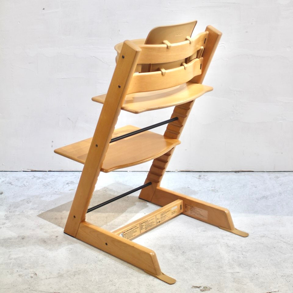 ストッケ / stokke トリップトラップ / Tripp Trapp チェア ナチュラル ベビーセット付き