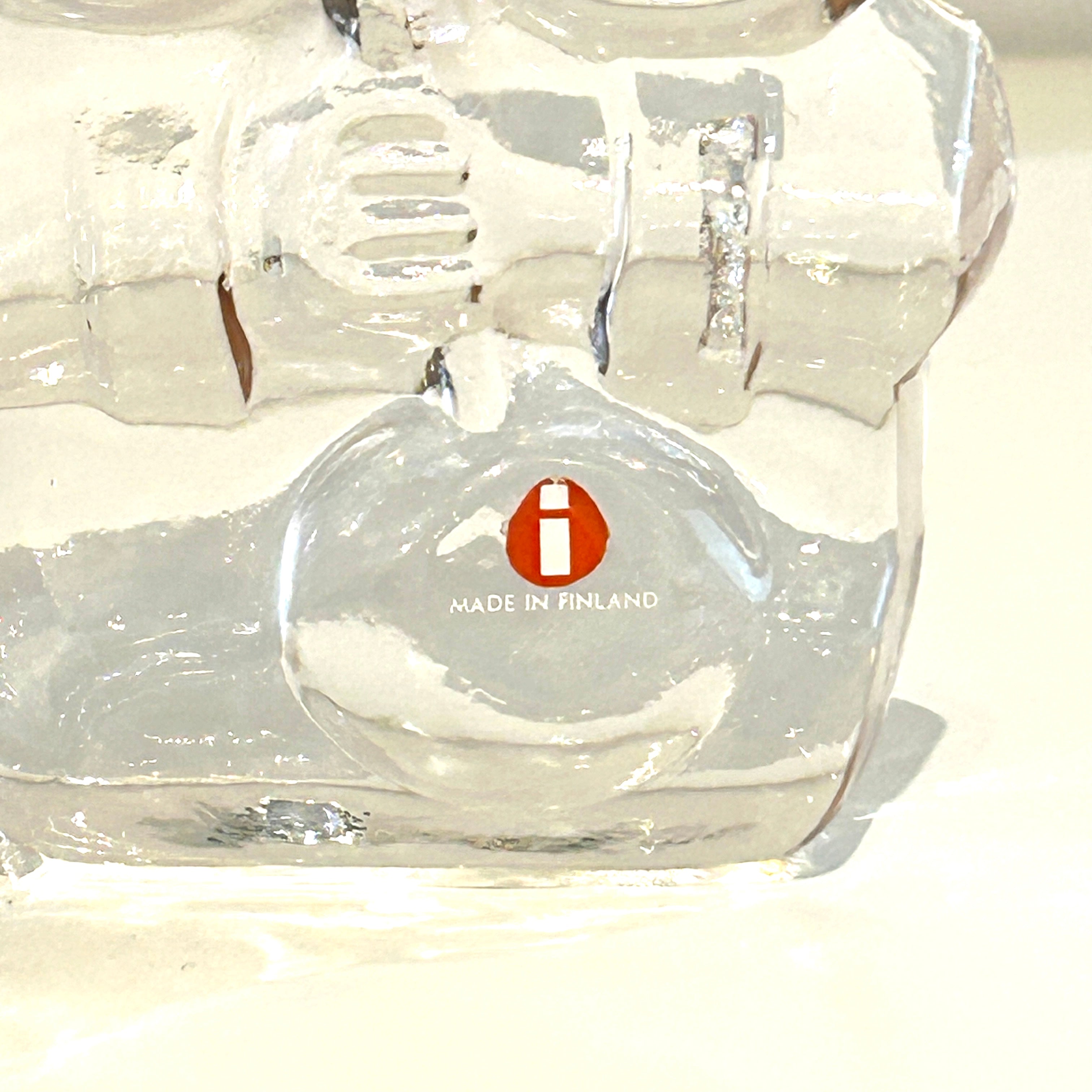 イッタラ / iittala ガラス吹きの職人 ヨルマ・ヴェンノラ / Jorma Vennola オブジェ 置物 ヴィンテージ