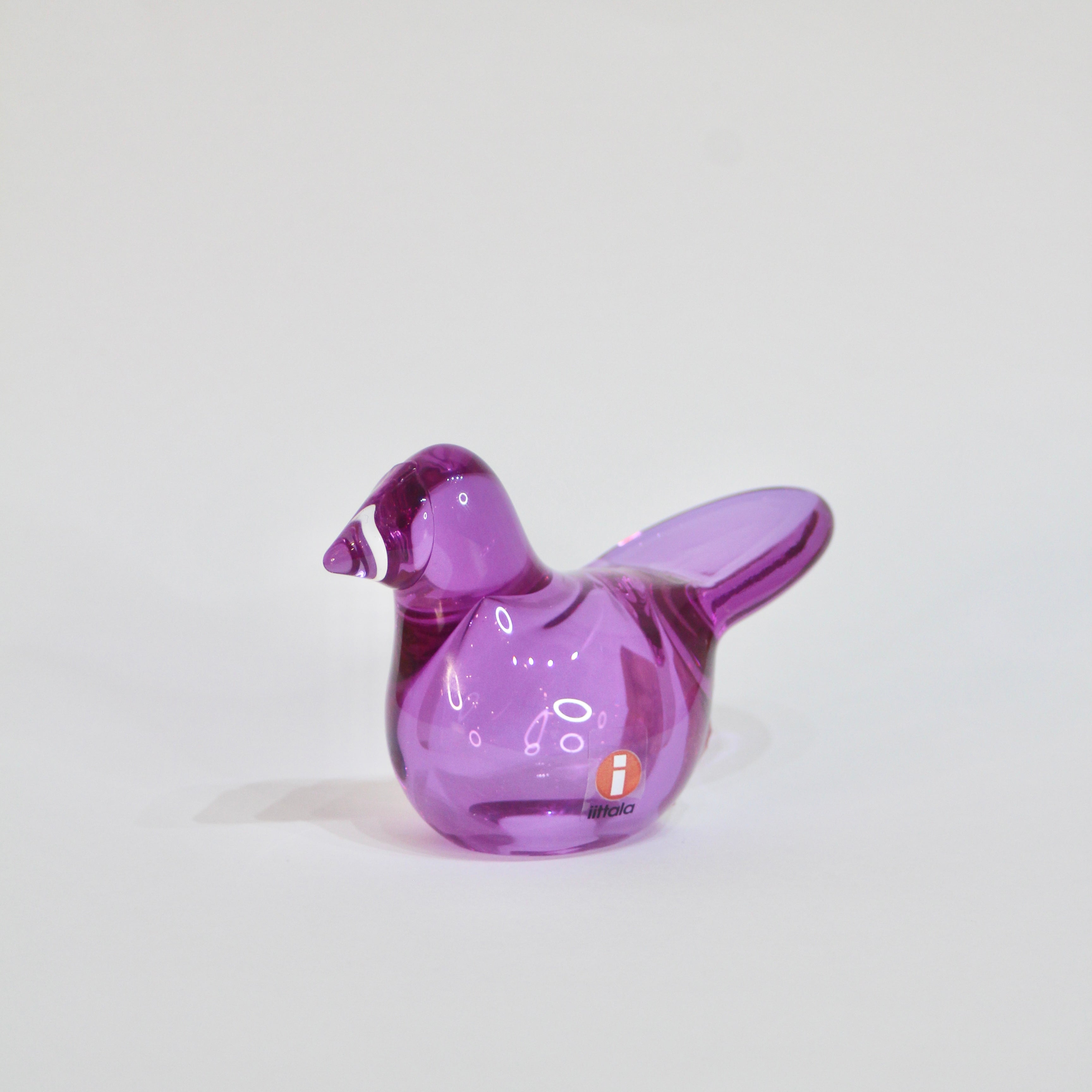 イッタラ / ittala   シエッポ/ Sieppo アメジスト×クリア Birds by Toikkaシリーズ オイヴァ・トイッカ