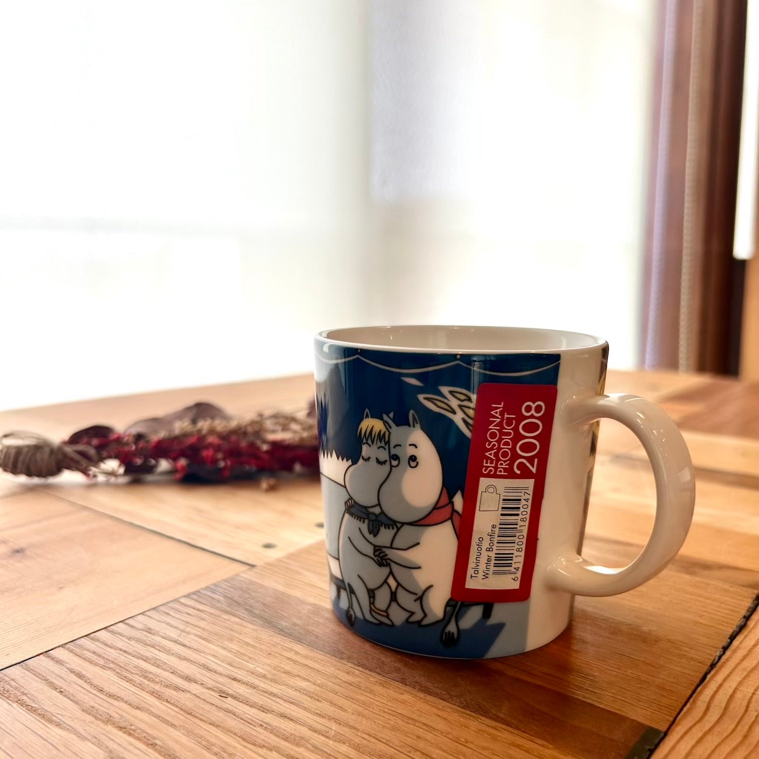 アラビア / ARABIA  ムーミン 2008年冬季限定「ウィンターボンファイヤー」マグカップ