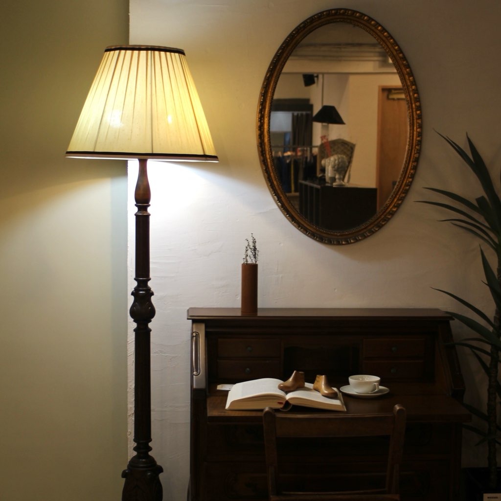 英国アンティーク フロアライト 184cm