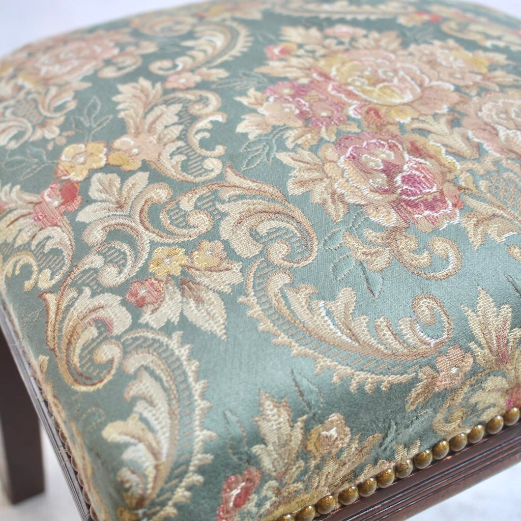 英国アンティーク ダイニングチェア サロンチェア キャスター付き