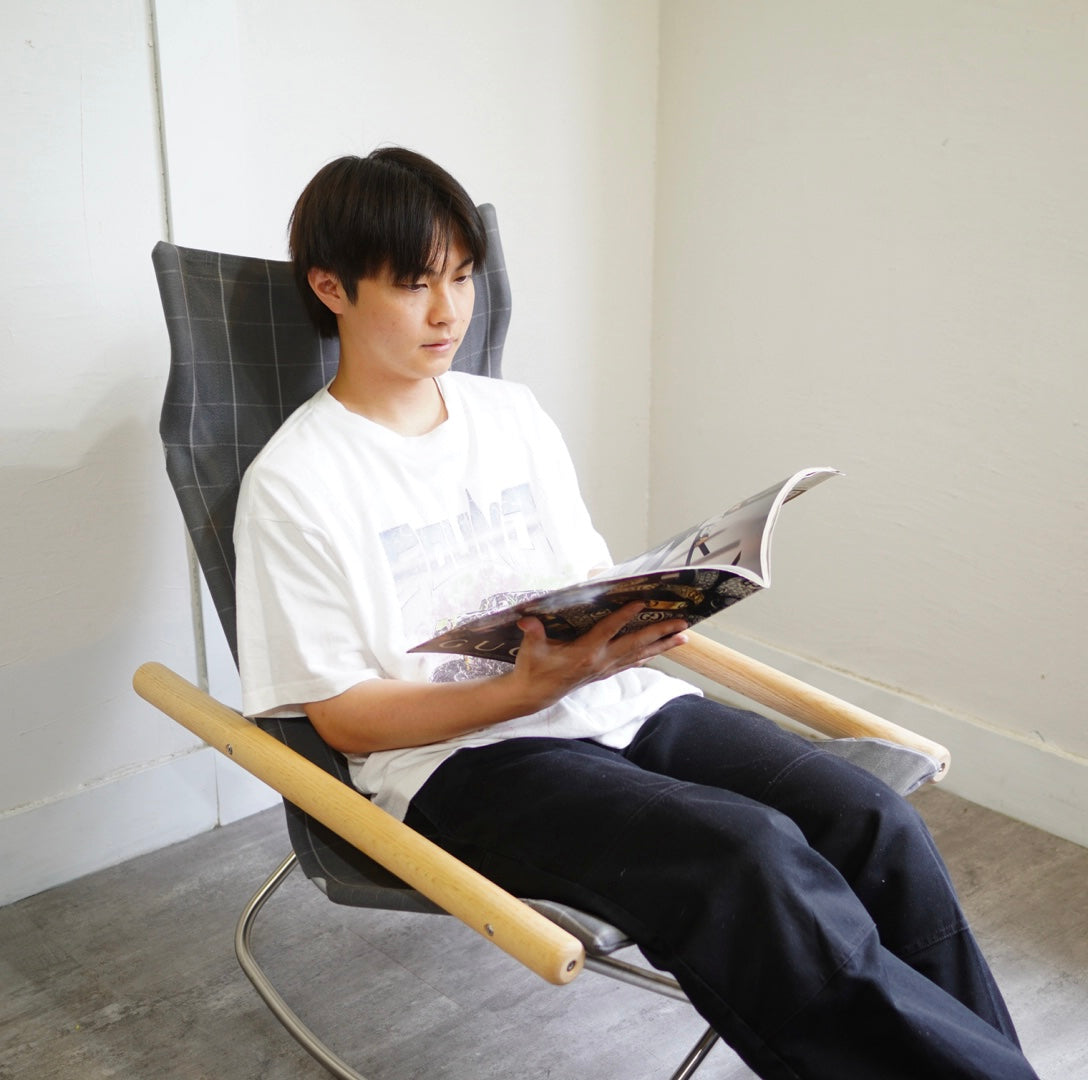 藤栄 / FUJIEI ニーチェア / Nychair X シキリ ロッキングチェア 新居 猛 折りたたみ椅子