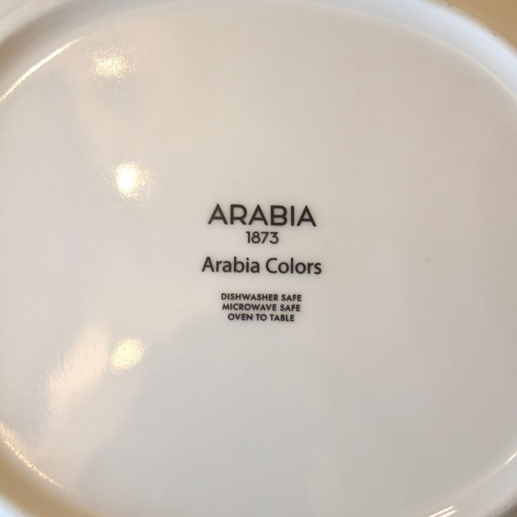 アラビア / ARABIA オーバルプレート イエロー アラビアカラーズ