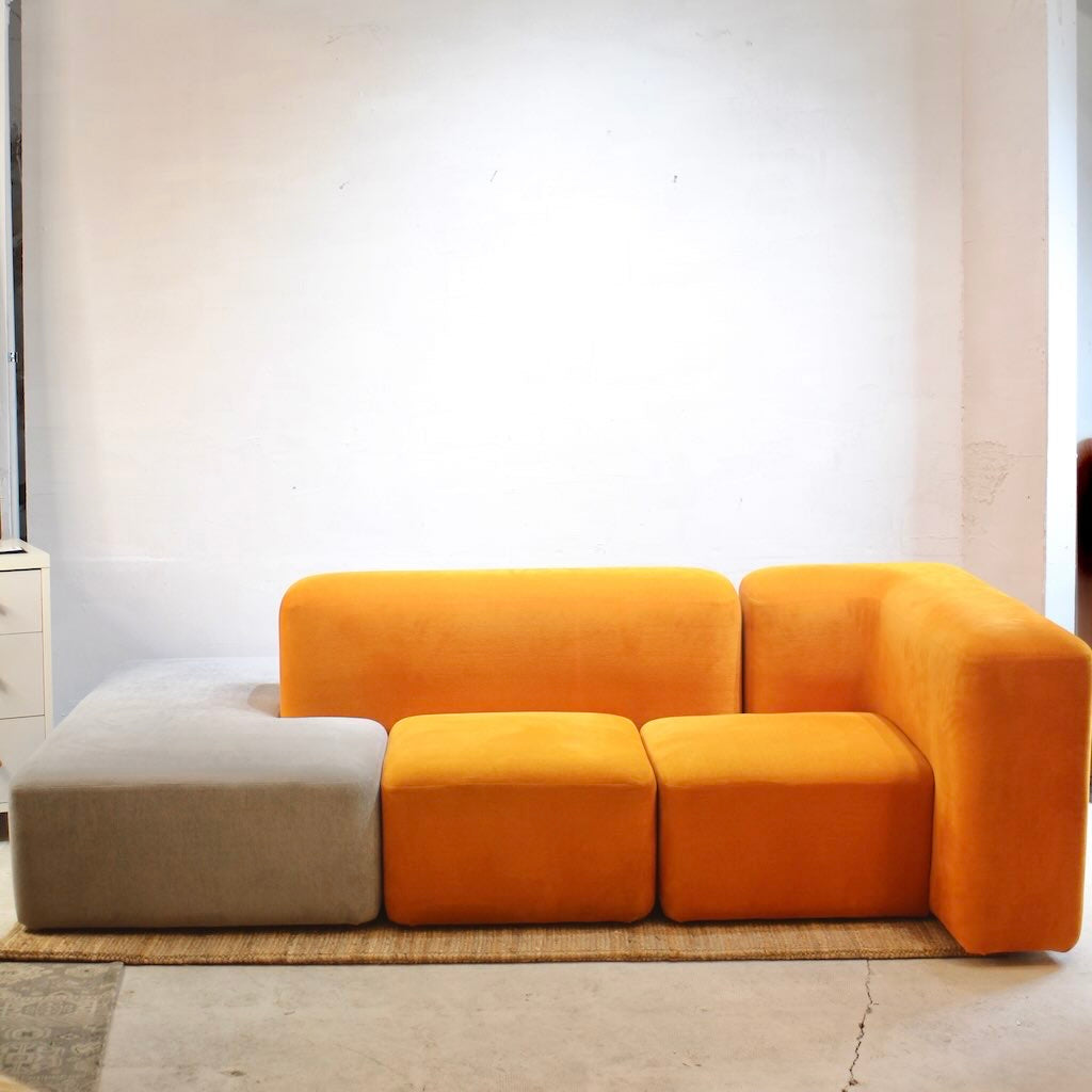 Idee SALON SOFA サロンソファ　デザイナーズソファ　定価17.4万 イデー / IDEE サロン ソファ 4 / SALON SOFA 4 ベンチ 中古 グレー