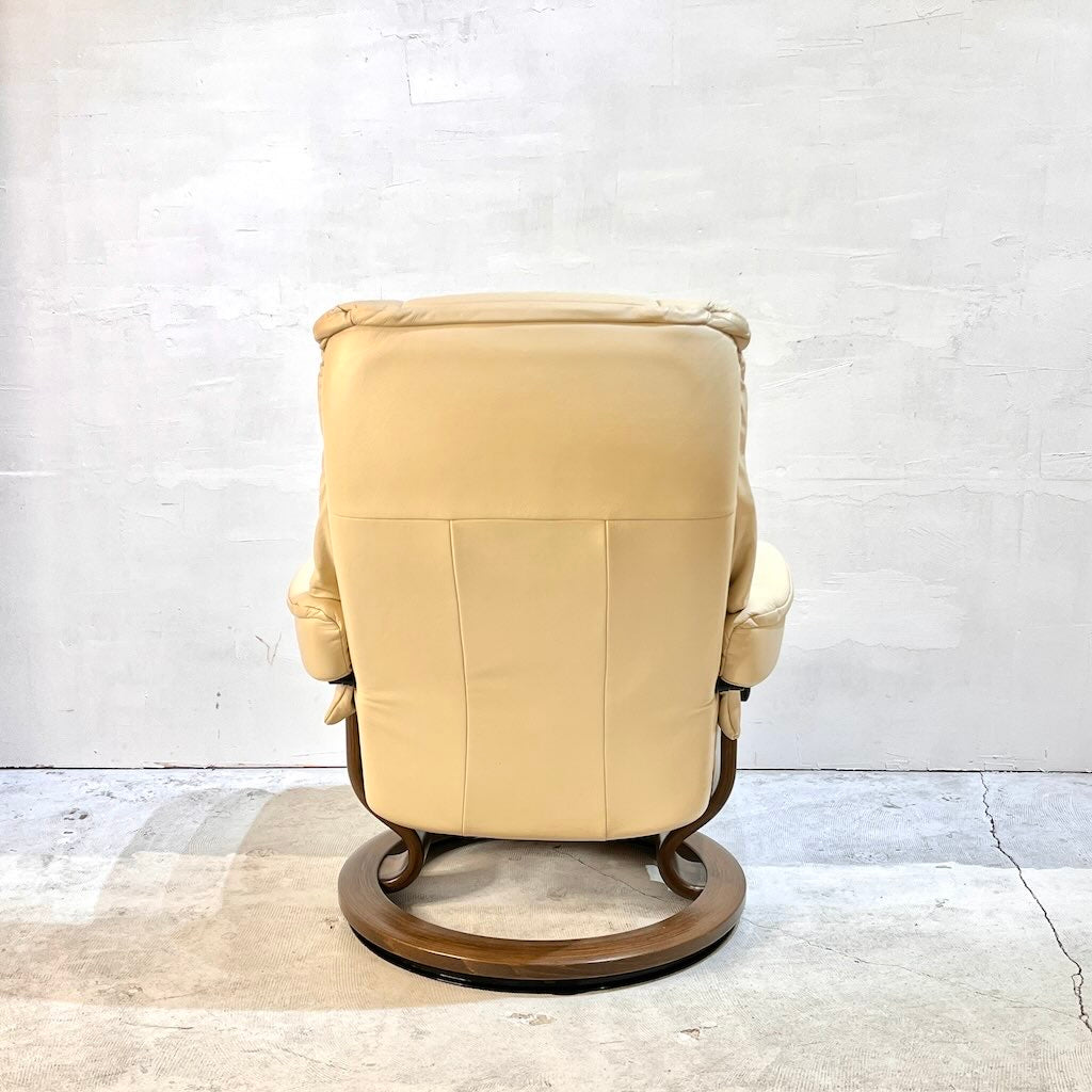 途中エコーネス / EKORNES ストレスレスチェア＆オットマンセット