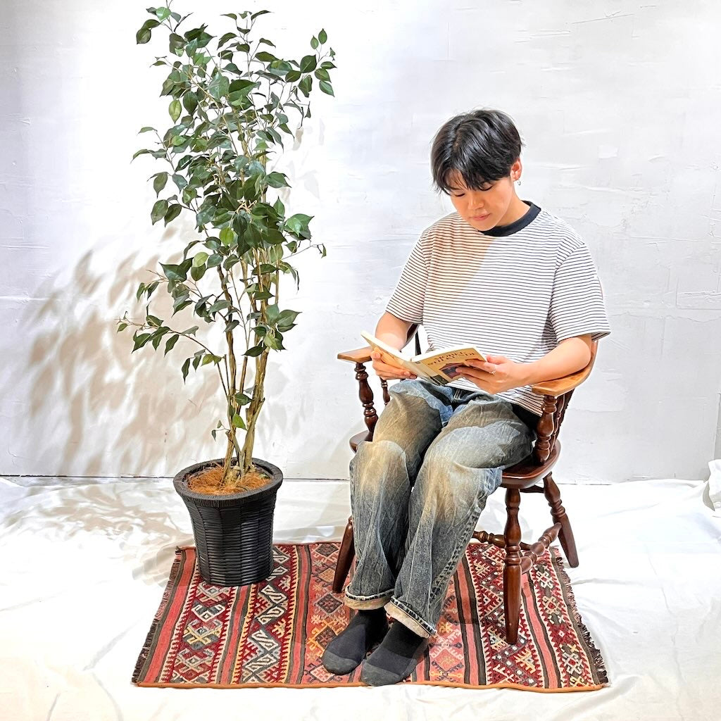 ヴィンテージキリムラグ ウール 106×70 敷物 【6】