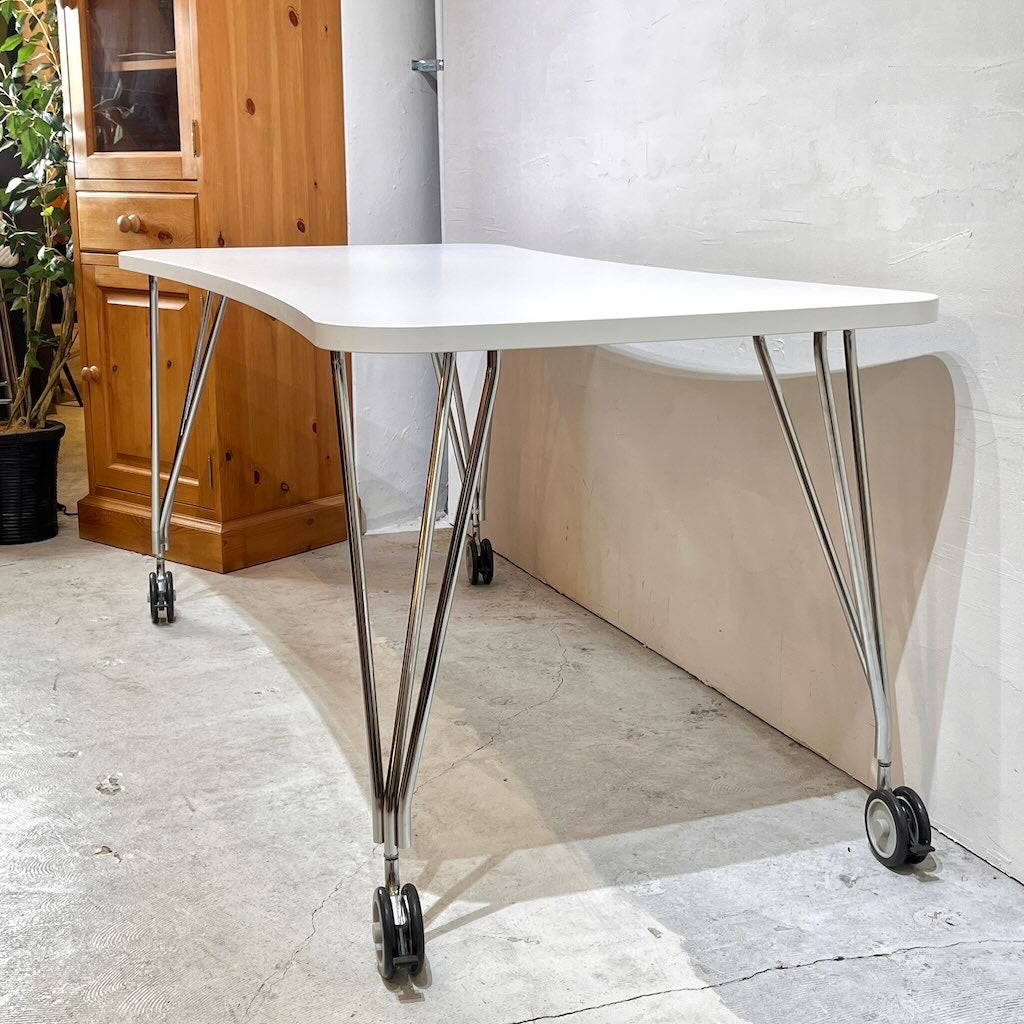カルテル / Kartell マックス160 キャスター / MAX  TABLE ホワイト デスク
