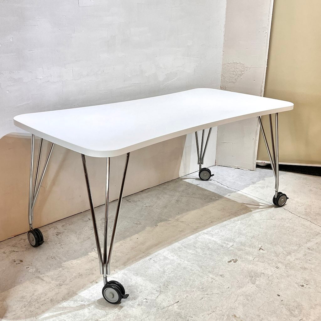カルテル / Kartell マックス160 キャスター / MAX  TABLE ホワイト デスク