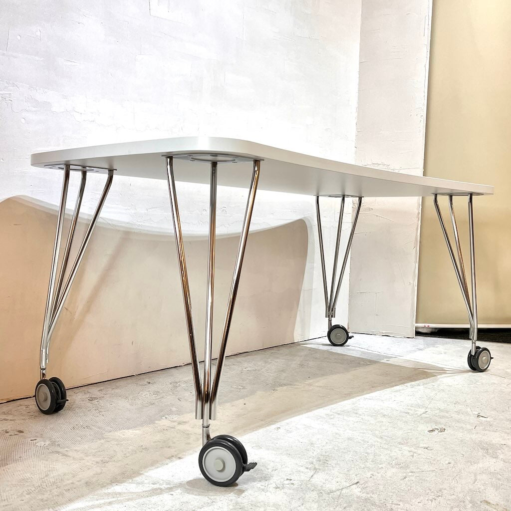 カルテル / Kartell マックス160 キャスター / MAX  TABLE ホワイト デスク