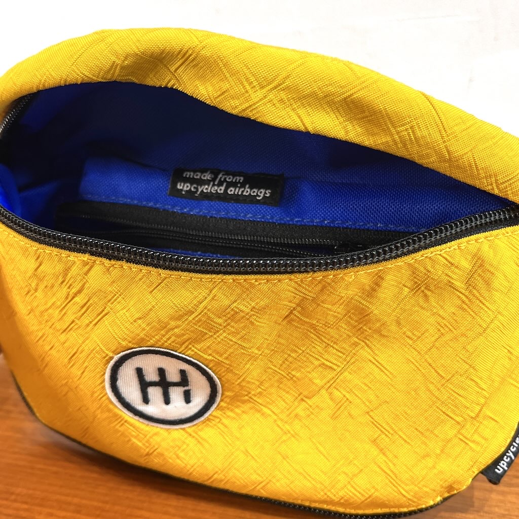 【新品・デッドストック】エアパック / AIR PAQ ヒップバッグ ウエストポーチ SDGs  サスティナブル 斜めがけ