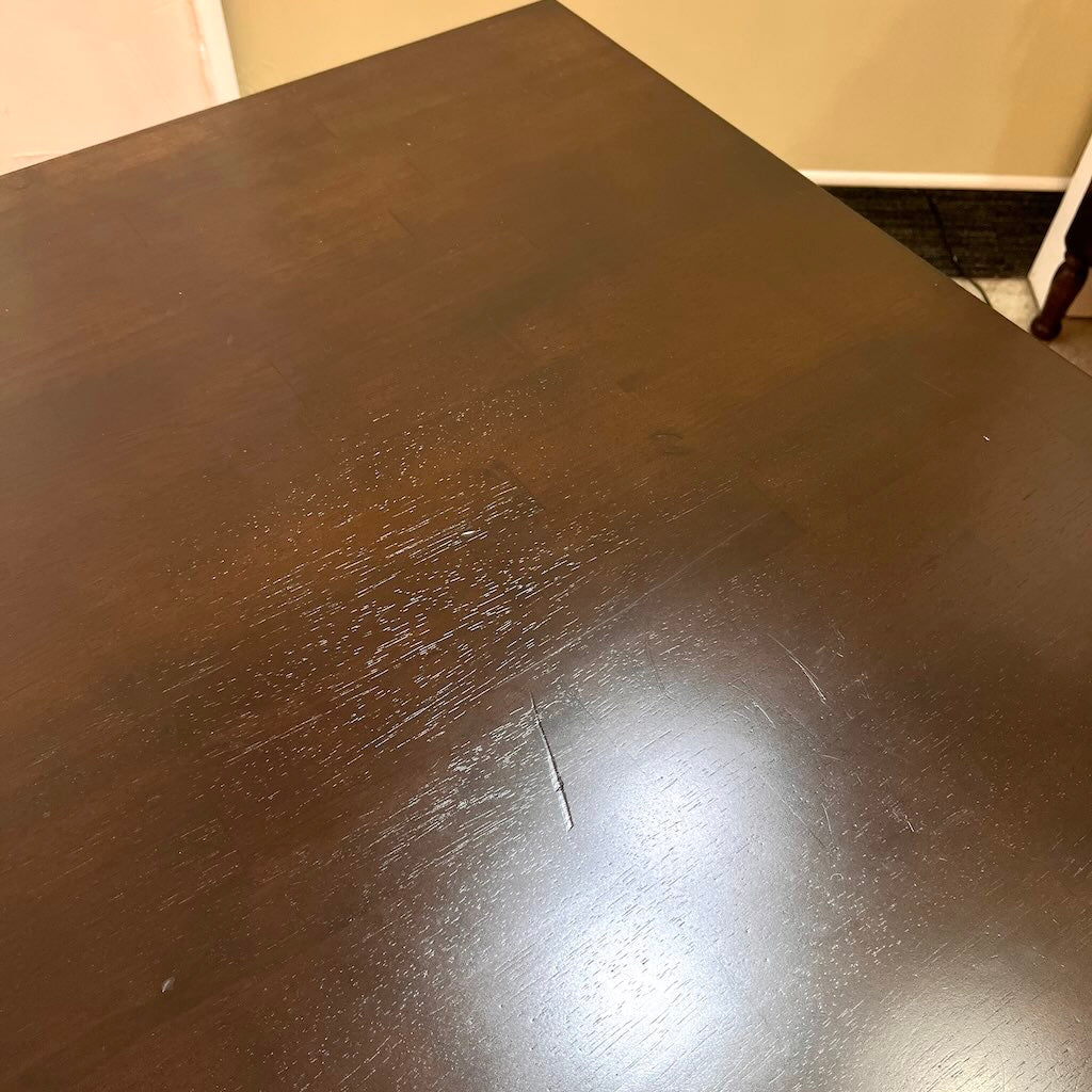 KANADEMONO / 金物家具のかなでもの THE TABLE / ラバーウッド ブラックブラウン × Black Steelテーブル デスク