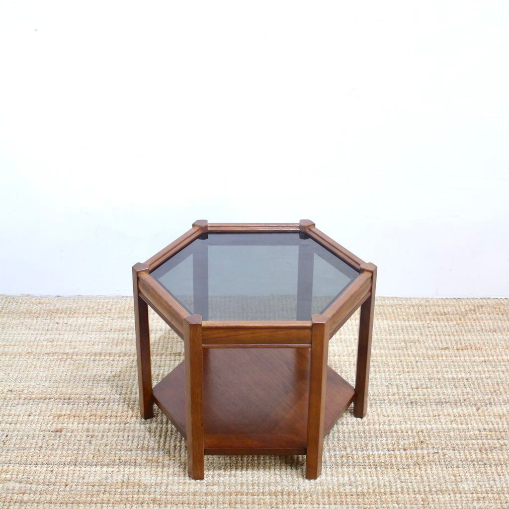 アクメファニチャー / ACME Funiture ブルックス ヘキサゴンテーブル ガラス