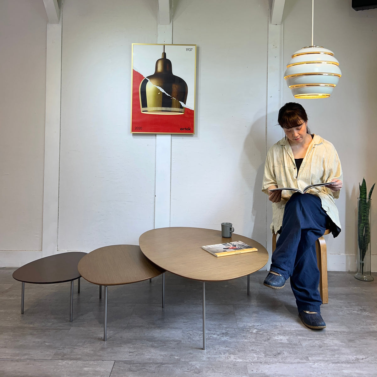 ストゥア / STUA エクリプス / ECLIPSE ネストテーブル M&L&XL 3点set 展示品
