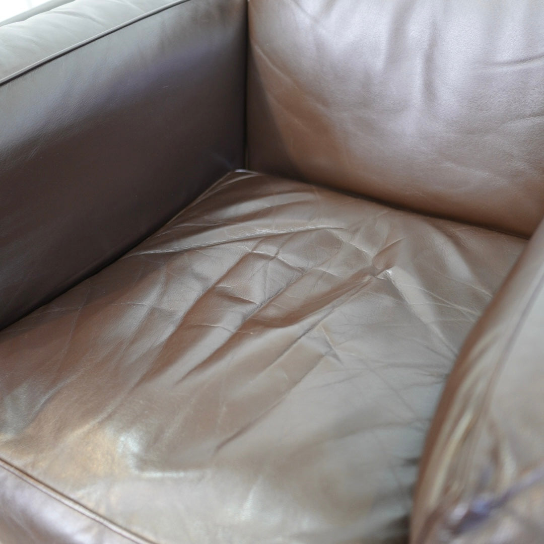 カッシーナ / Cassina 405 DUC デュック アームソファ マリオ・ベリーニ 本革 ブラウン