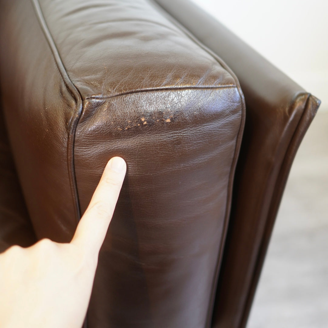 カッシーナ / Cassina 405 DUC デュック アームソファ マリオ・ベリーニ 本革 ブラウン