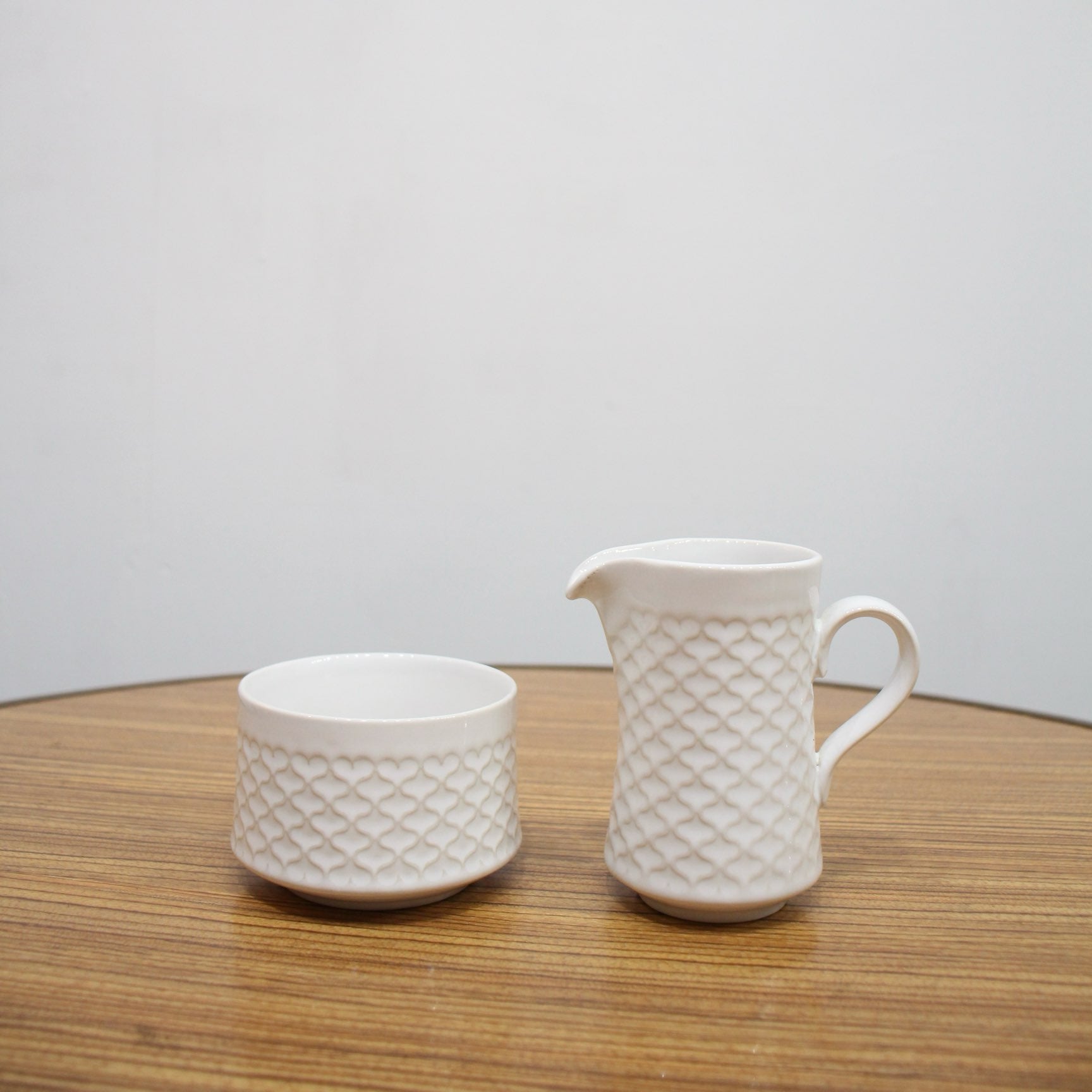 ビング・オー・グレンダール / Bing & Grøndahl コーディアル パレット / Cordial Palet ホワイト クリーマー シュガーボウル