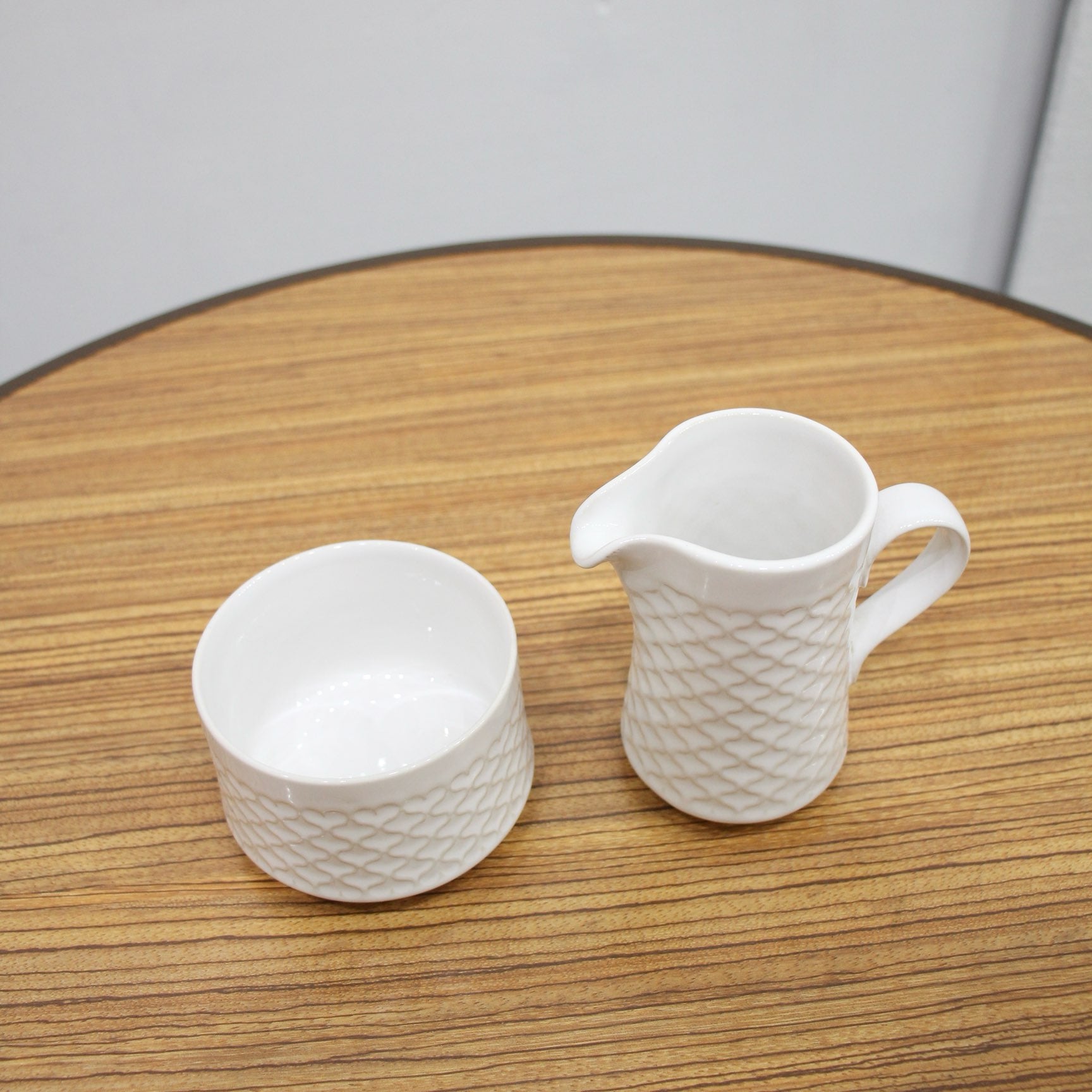 ビング・オー・グレンダール / Bing & Grøndahl コーディアル パレット / Cordial Palet ホワイト クリーマー シュガーボウル